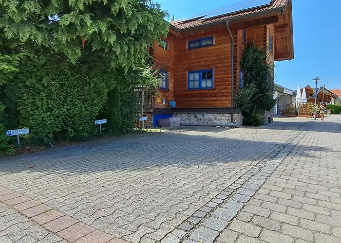 شقة Im Blockhaus Am Chiemsee بيرناو ام شيمسي